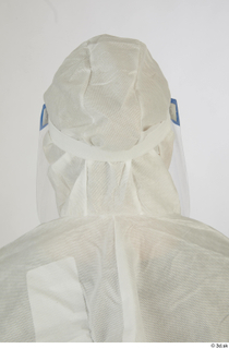 Daya Jones Nurse in Protective Suit A Pose head protective…
